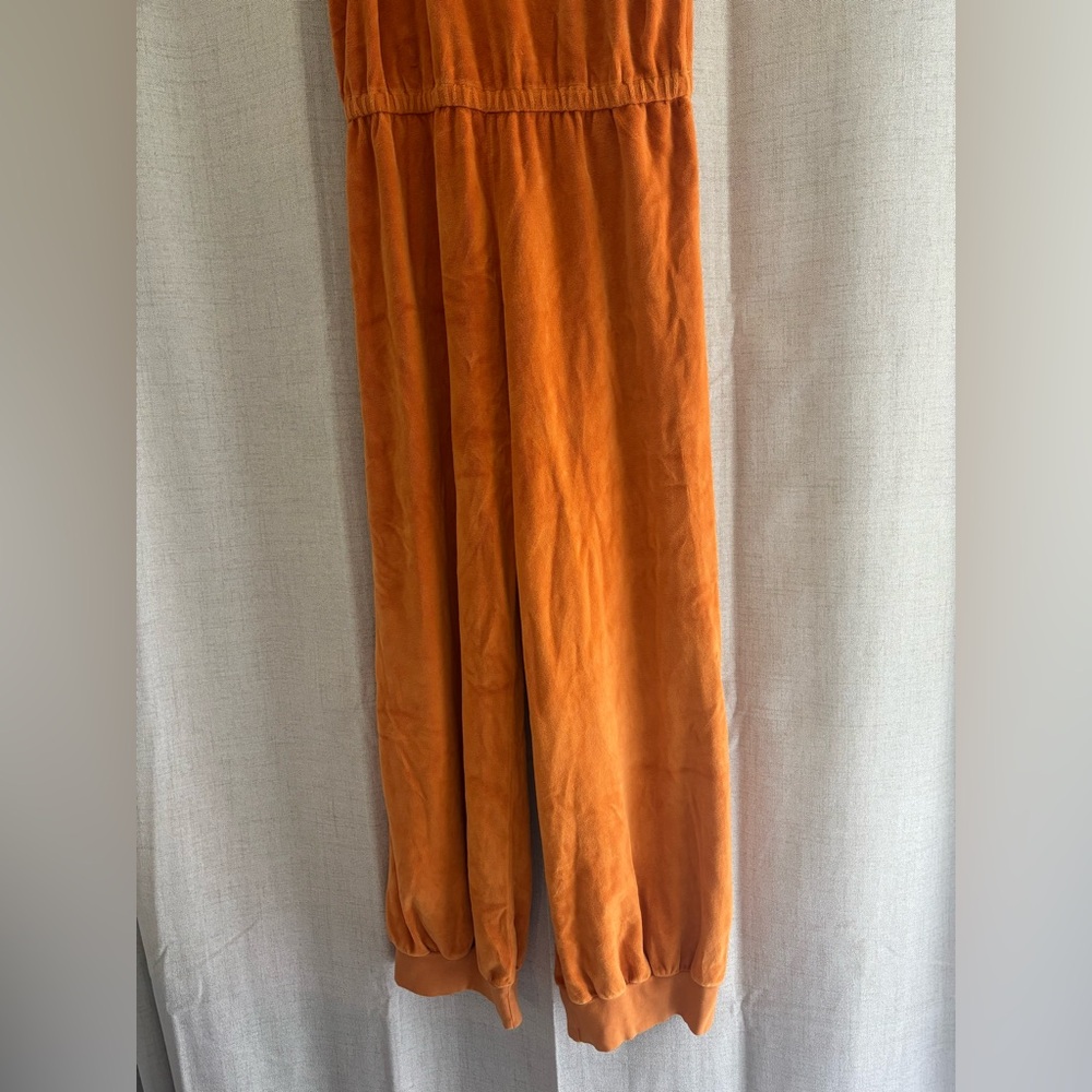 New! Suzie Kondi The Giorgi Terry Tank Jumpsuit in Autumn Maple Medium - Picture 3 of 9